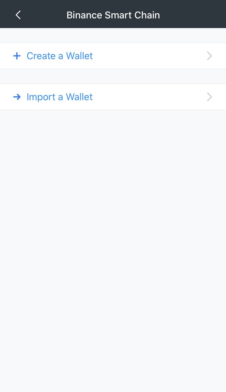 Binance Smart Chain APP Wallet User Guide MathWallet